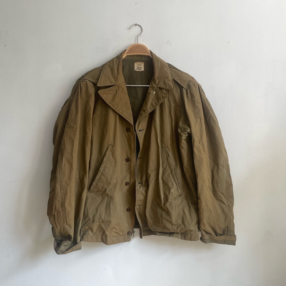 Vintage distressed army jacket ww2?